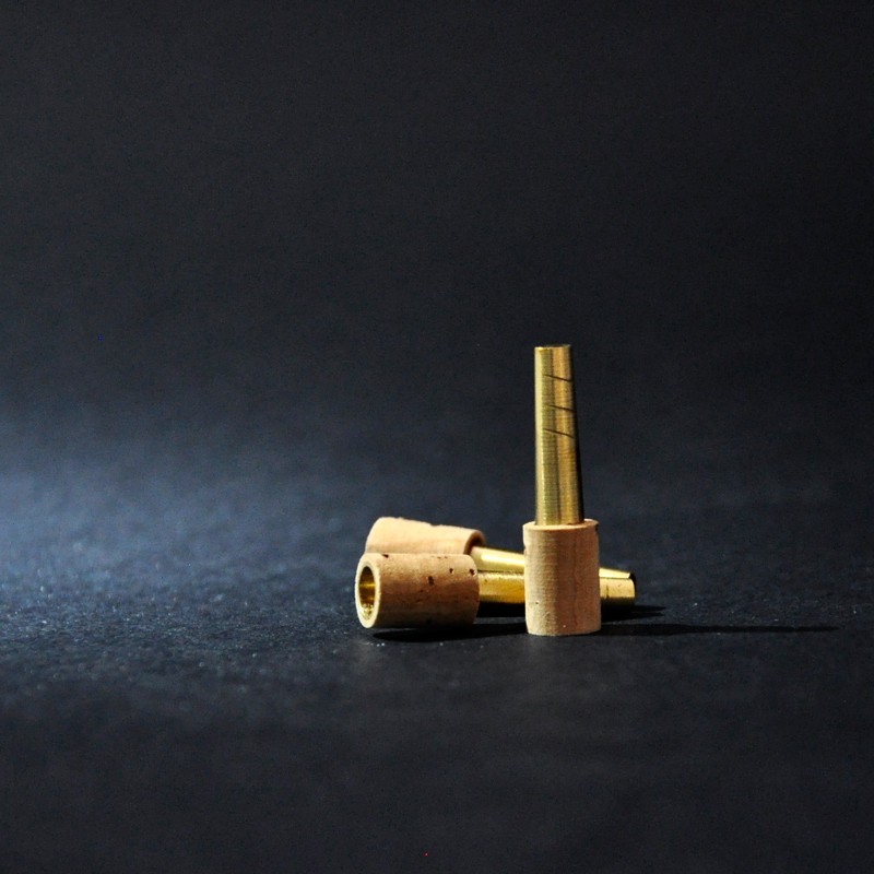 Oboe d'amore staple with cork